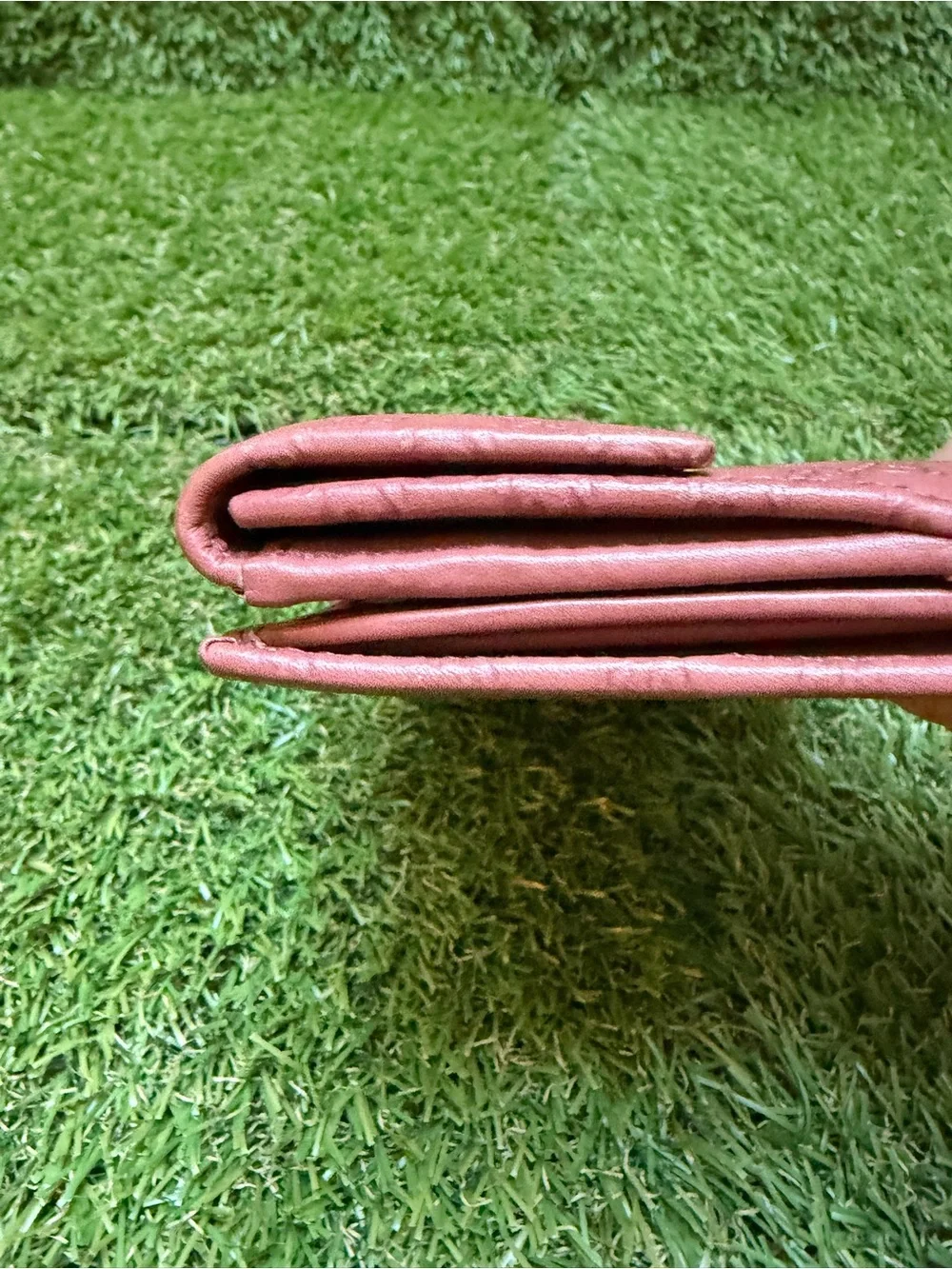 Gucci Microguccisima Pink Leather Wallet